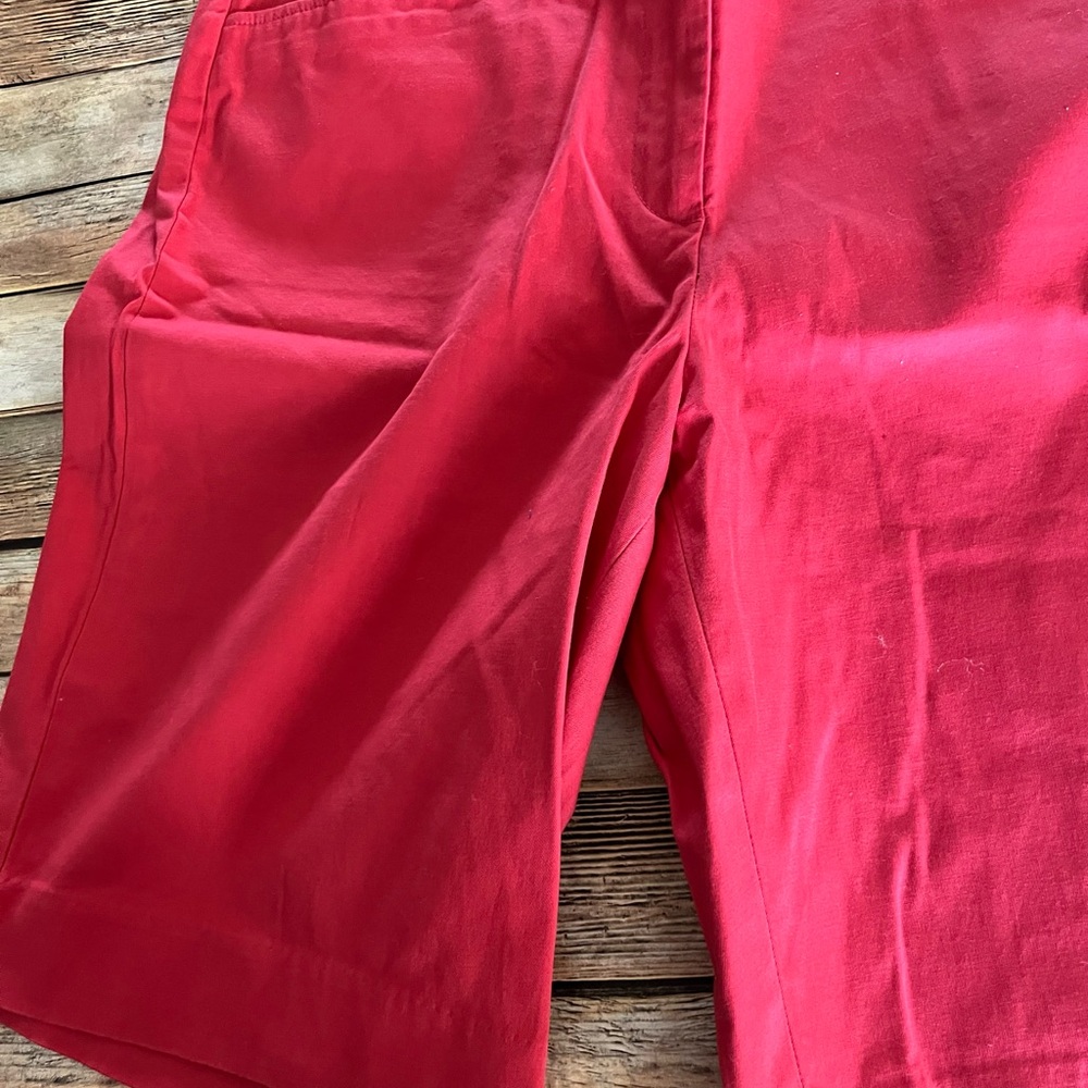 Talbots Coral Perfect Shorts Bermuda Shorts Size 8 - Picture 3 of 9